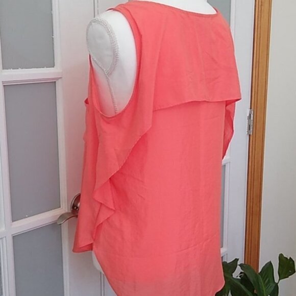 BCBGeneration Flutter Back Tank Top - Picture 7 of 11